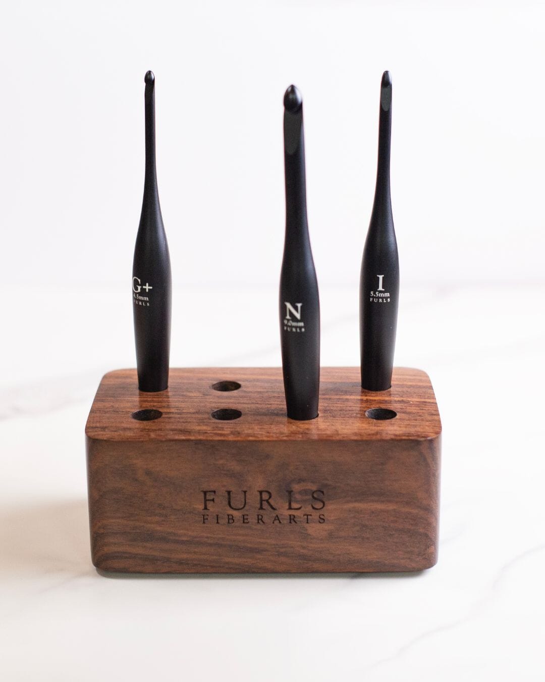 Laurel Eight Hook Standing Display Storage and Display FurlsCrochet 