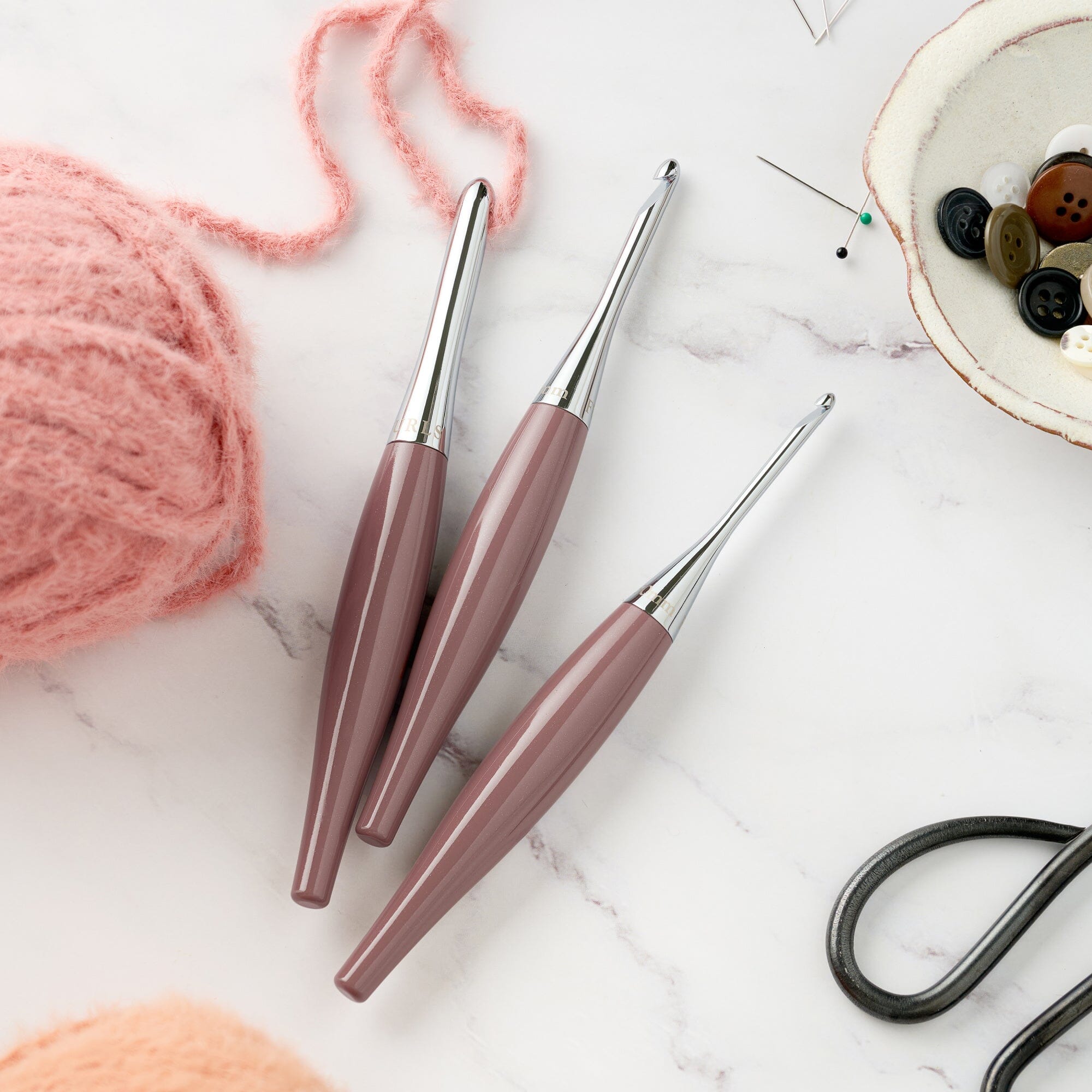 Odyssey® II Crochet Hook in Mocha Mousse Odyssey II FurlsCrochet 