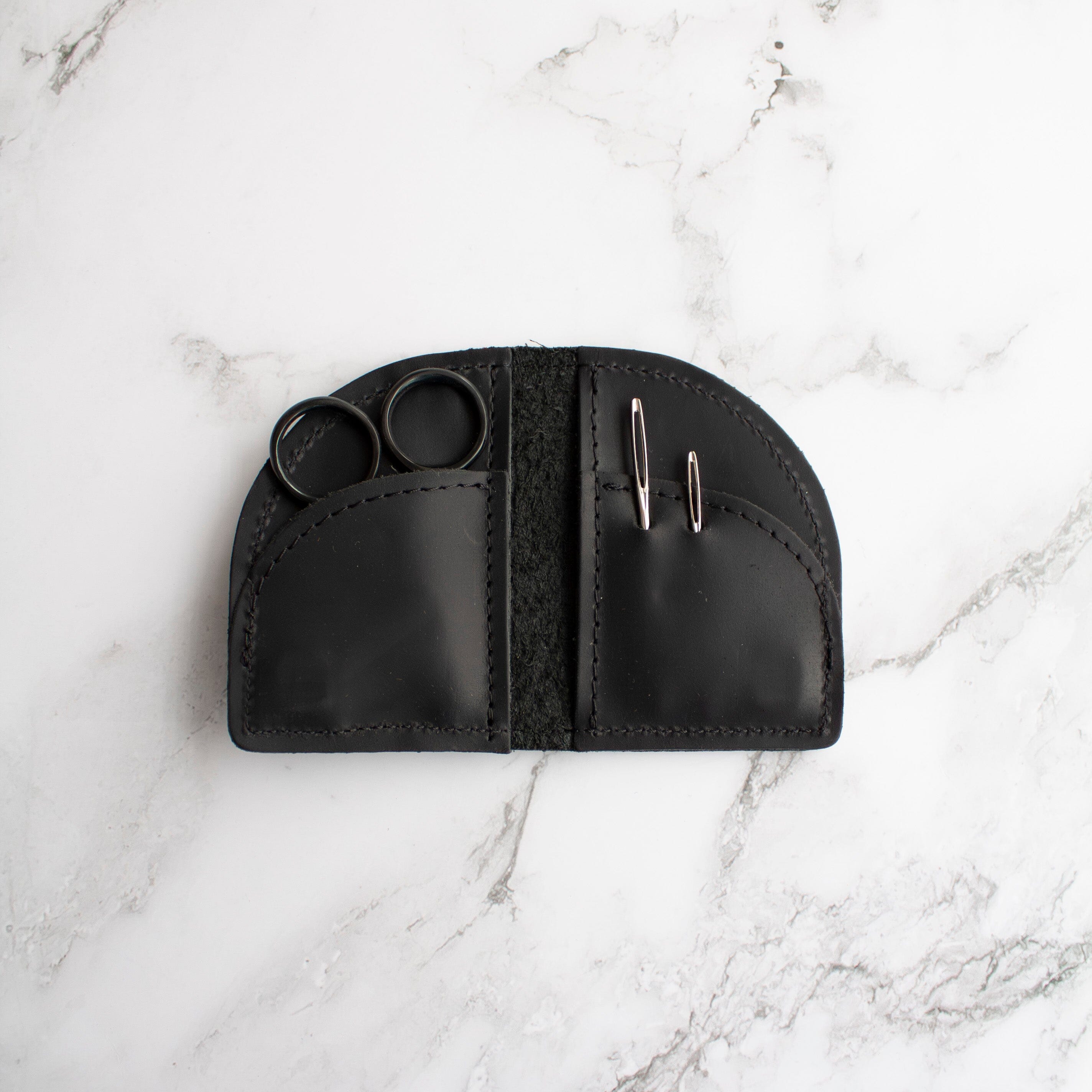 Thread & Maple Leather On the Go Travel Accessories FurlsCrochet Black 