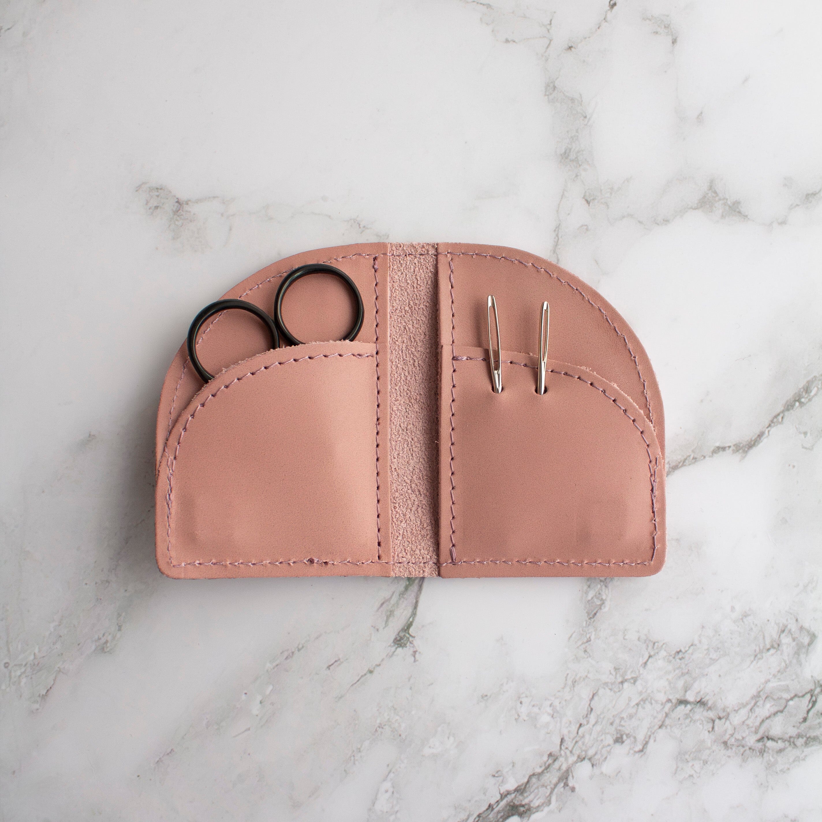 Thread & Maple Leather On the Go Travel Accessories FurlsCrochet Rose 